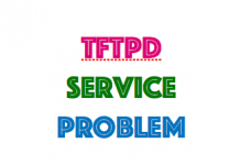 tftpd service problem