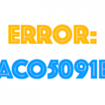 error_ ACO5091E